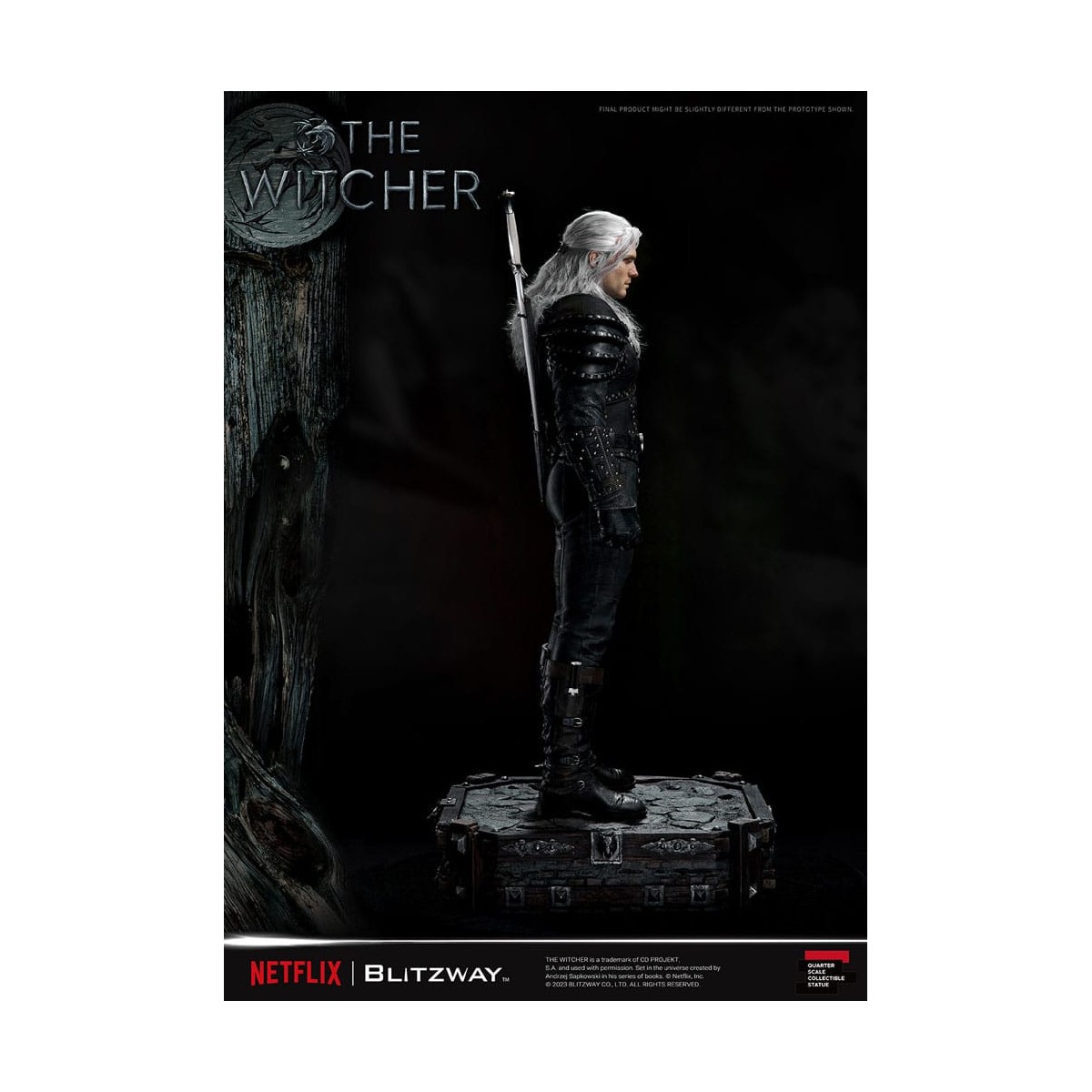 Blitzway - Geralt of Rivia 1/4 Superb Scale Statue - The Witcher