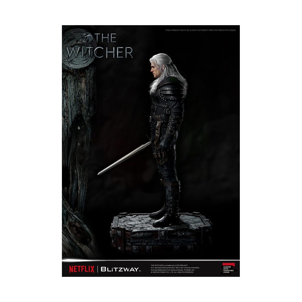 Blitzway - Geralt of Rivia 1/4 Superb Scale Statue - The Witcher