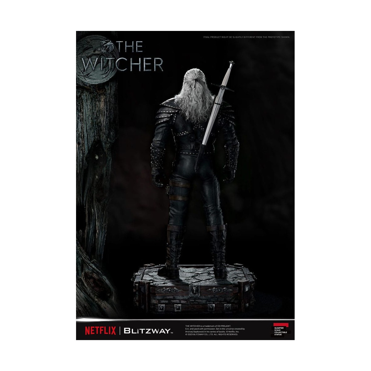 Blitzway - Geralt of Rivia 1/4 Superb Scale Statue - The Witcher