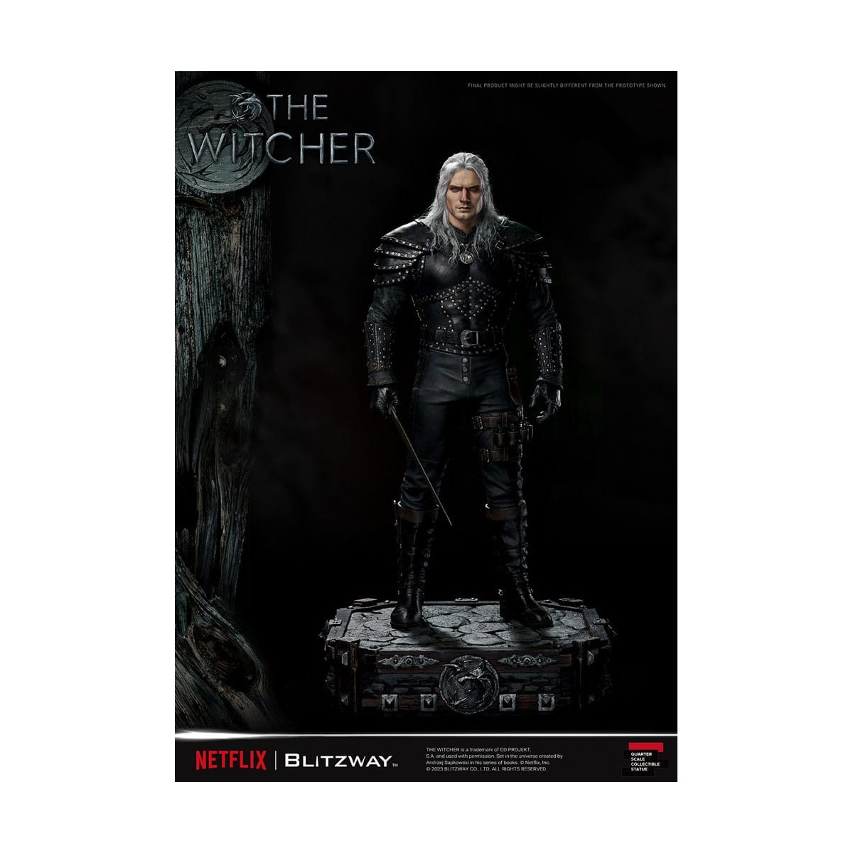 Blitzway - Geralt of Rivia 1/4 Superb Scale Statue - The Witcher