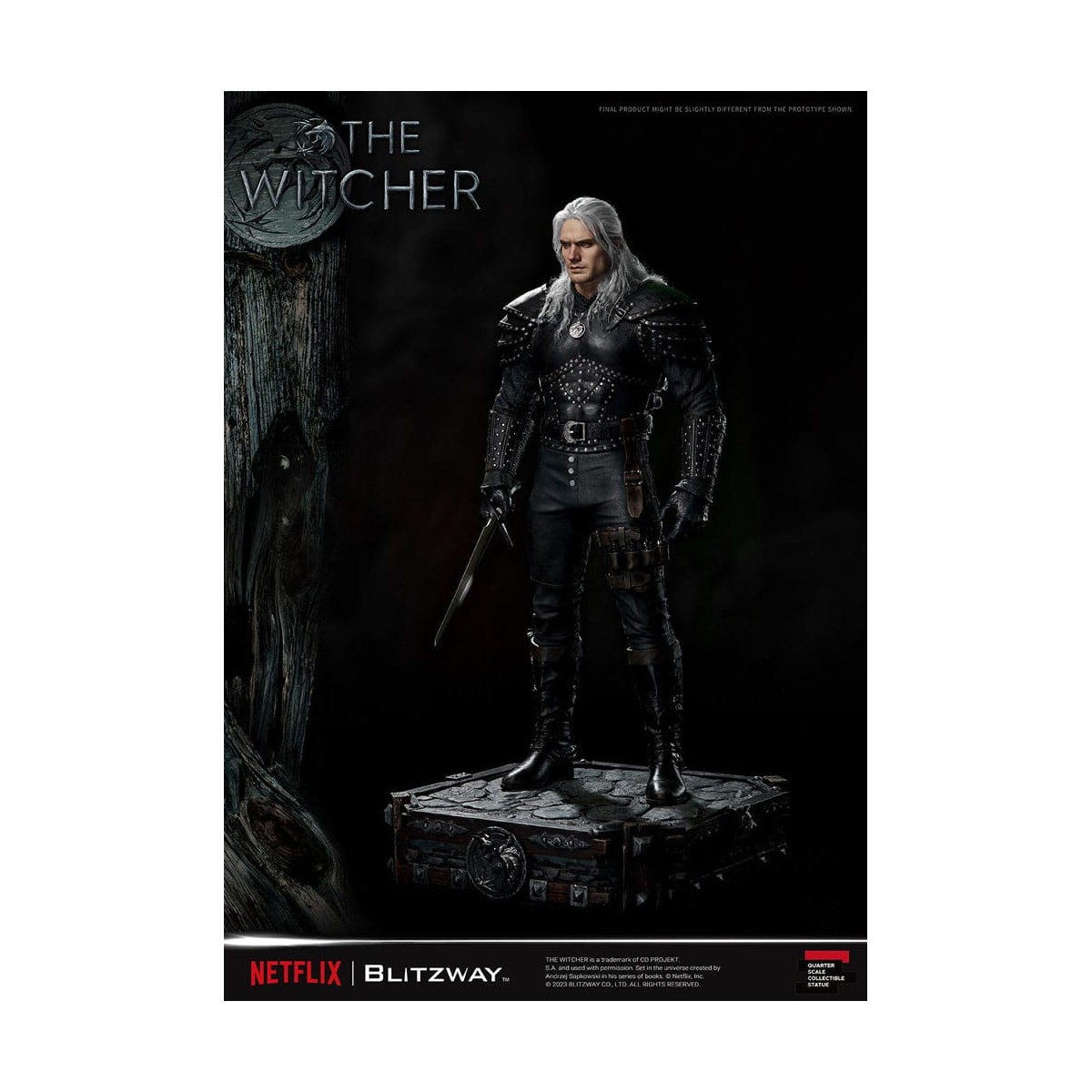 Blitzway - Geralt of Rivia 1/4 Superb Scale Statue - The Witcher