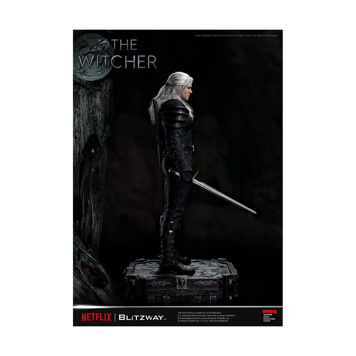 Blitzway - Geralt of Rivia 1/4 Superb Scale Statue - The Witcher