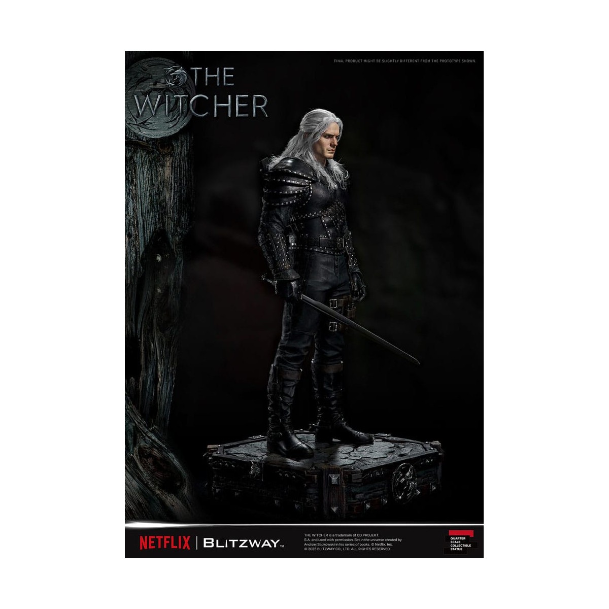 Blitzway - Geralt of Rivia 1/4 Superb Scale Statue - The Witcher