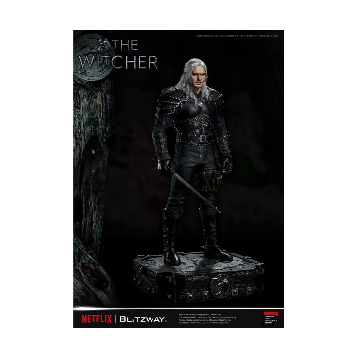 Blitzway - Geralt of Rivia 1/4 Superb Scale Statue - The Witcher