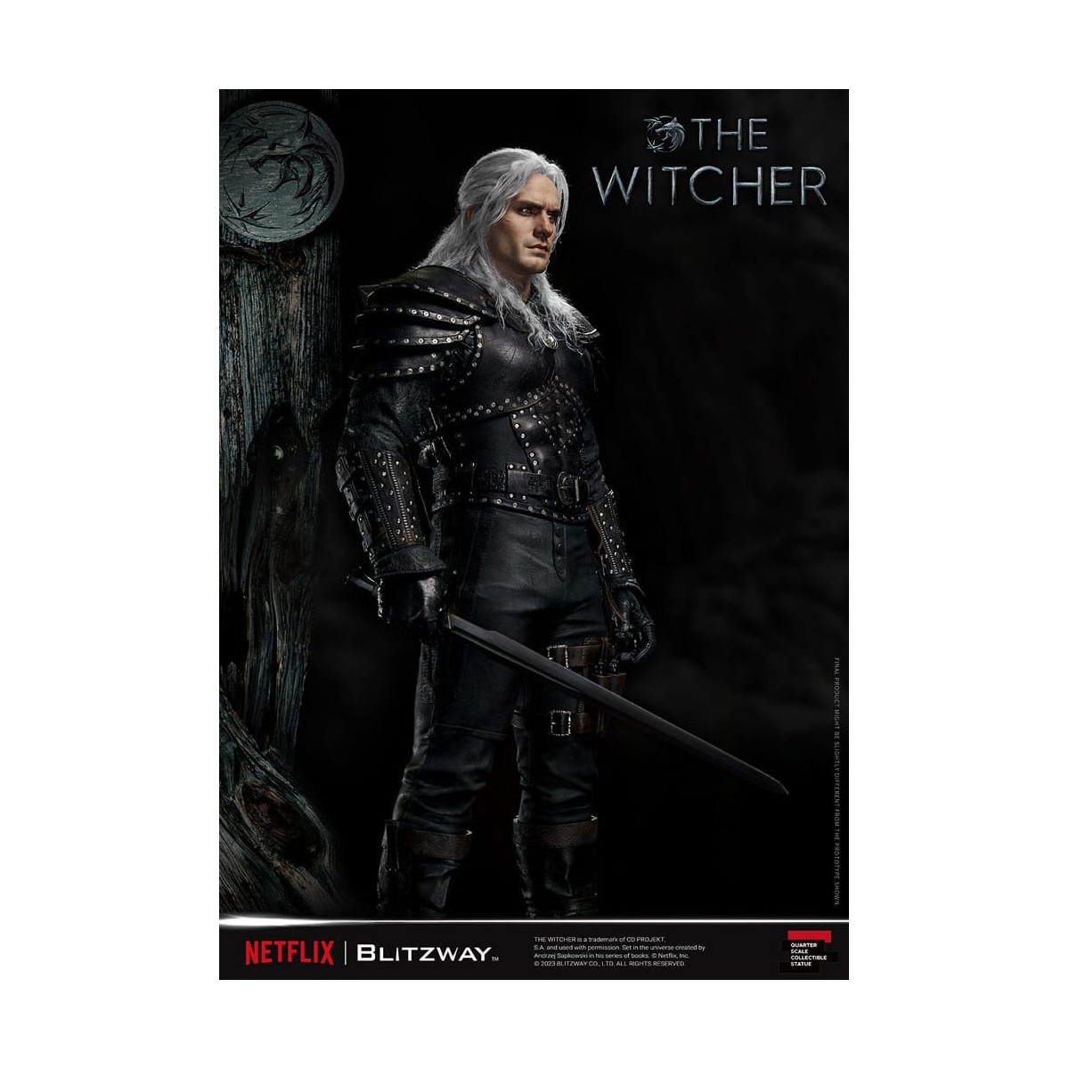 Blitzway - Geralt of Rivia 1/4 Superb Scale Statue - The Witcher