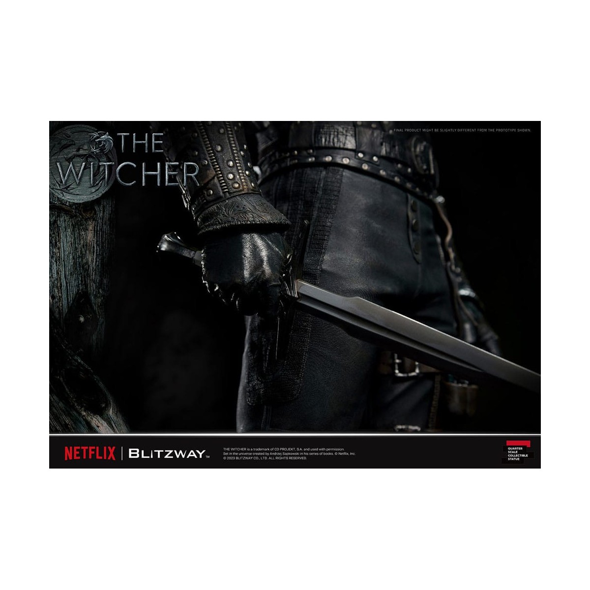 Blitzway - Geralt of Rivia 1/4 Superb Scale Statue - The Witcher