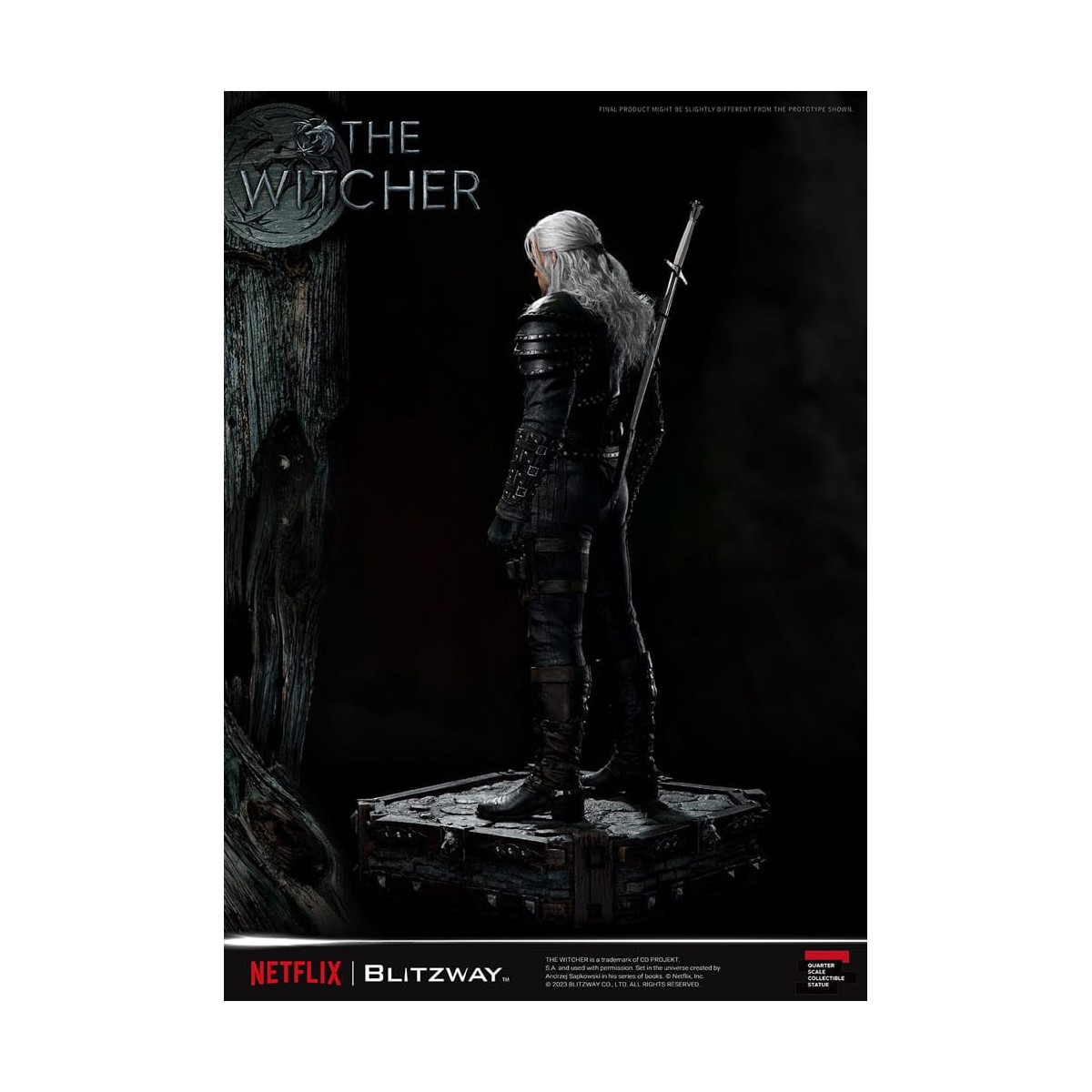 Blitzway - Geralt of Rivia 1/4 Superb Scale Statue - The Witcher