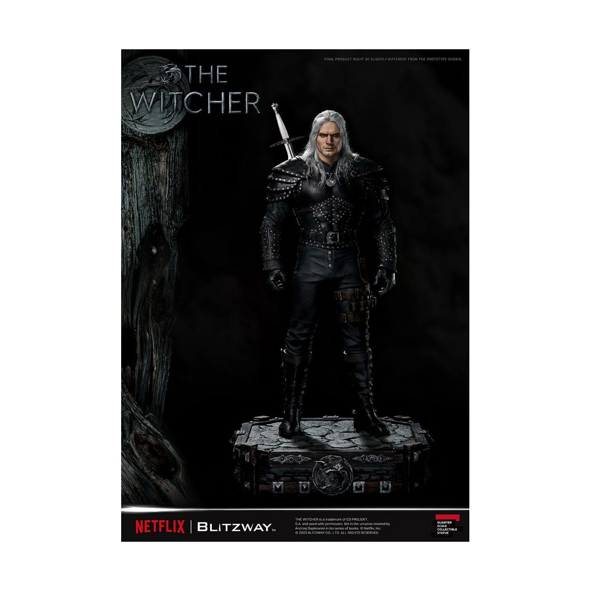 Blitzway - Geralt of Rivia 1/4 Superb Scale Statue - The Witcher