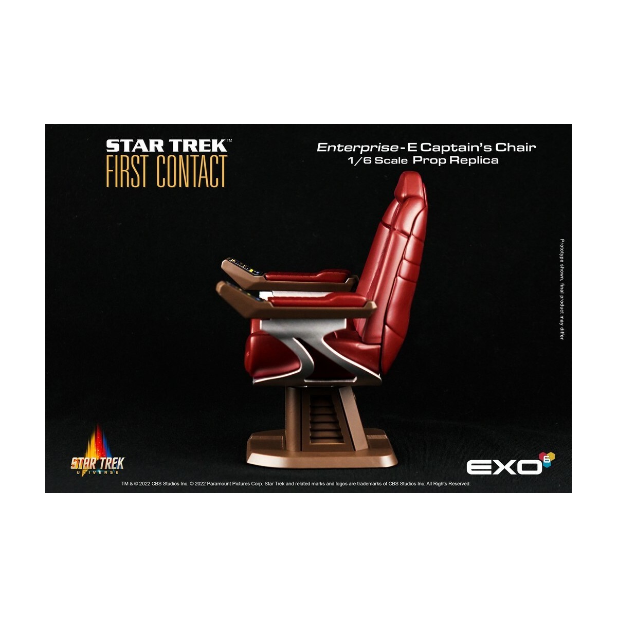 EXO-6 - Star Trek: First Contact - Captain's Chair 1:6 Scale Prop Replica