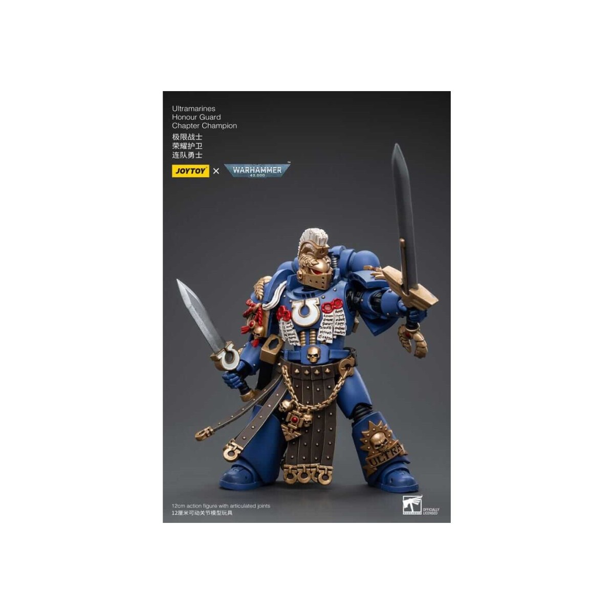 JoyToy - Space Marines - Ultramarines - Honor Guard Chapter Champion 1/18 - Warhammer 40K