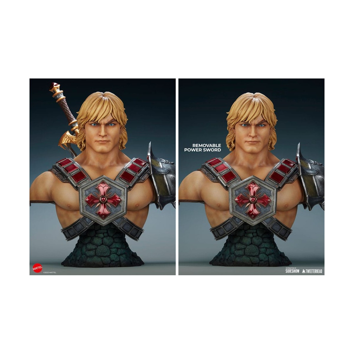 Tweeterhead - MUSCLOR Bust 1:1 - HE-MAN Bust 1:1 - Masters of the Universe Legends