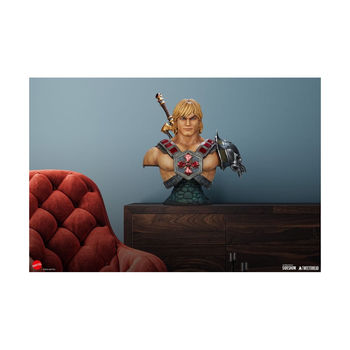 Tweeterhead - MUSCLOR Bust 1:1 - HE-MAN Bust 1:1 - Masters of the Universe Legends