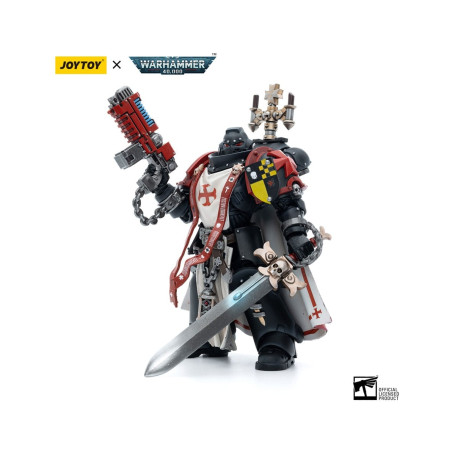 JoyToy Space Marines - Black Templars - Sword Brethren Brother Lombast 1/18 - Warhammer 40K