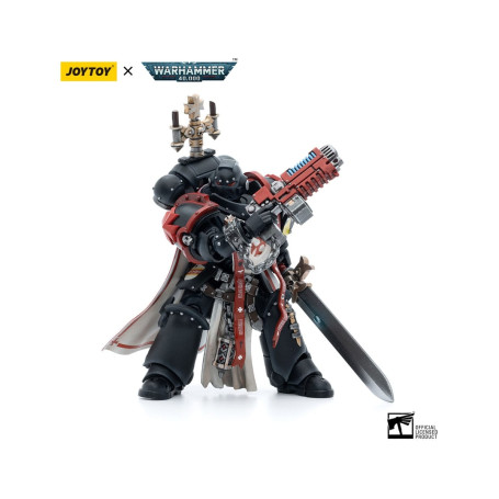 JoyToy Space Marines - Black Templars - Sword Brethren Brother Lombast 1/18 - Warhammer 40K