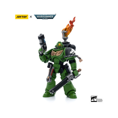 JoyToy Space Marines - Salamanders - Intercessor Sergeant Tsek'gan 1/18 - Warhammer 40K