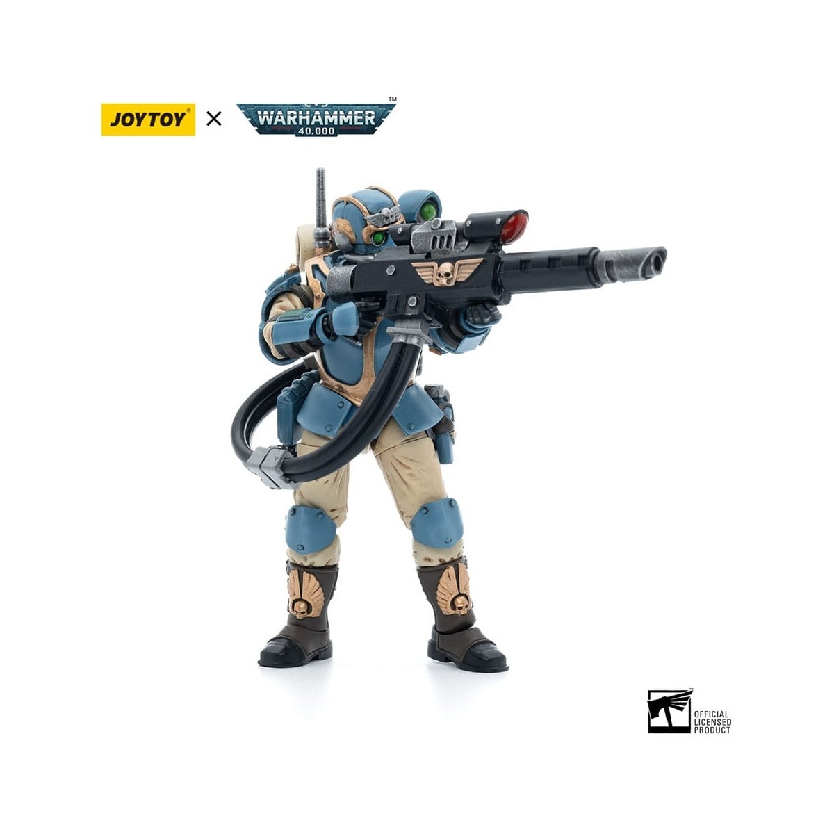 JoyToy Space Marines - Astra Militarum Tempestus - Scions Squad 55Th Kappic Eagles Tempestor Scion 1 1/18 - Warhammer 40K