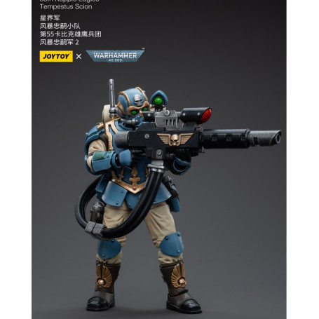 JoyToy Space Marines - Astra Militarum Tempestus - Scions Squad 55Th Kappic Eagles Tempestor Scion 1 1/18 - Warhammer 40K