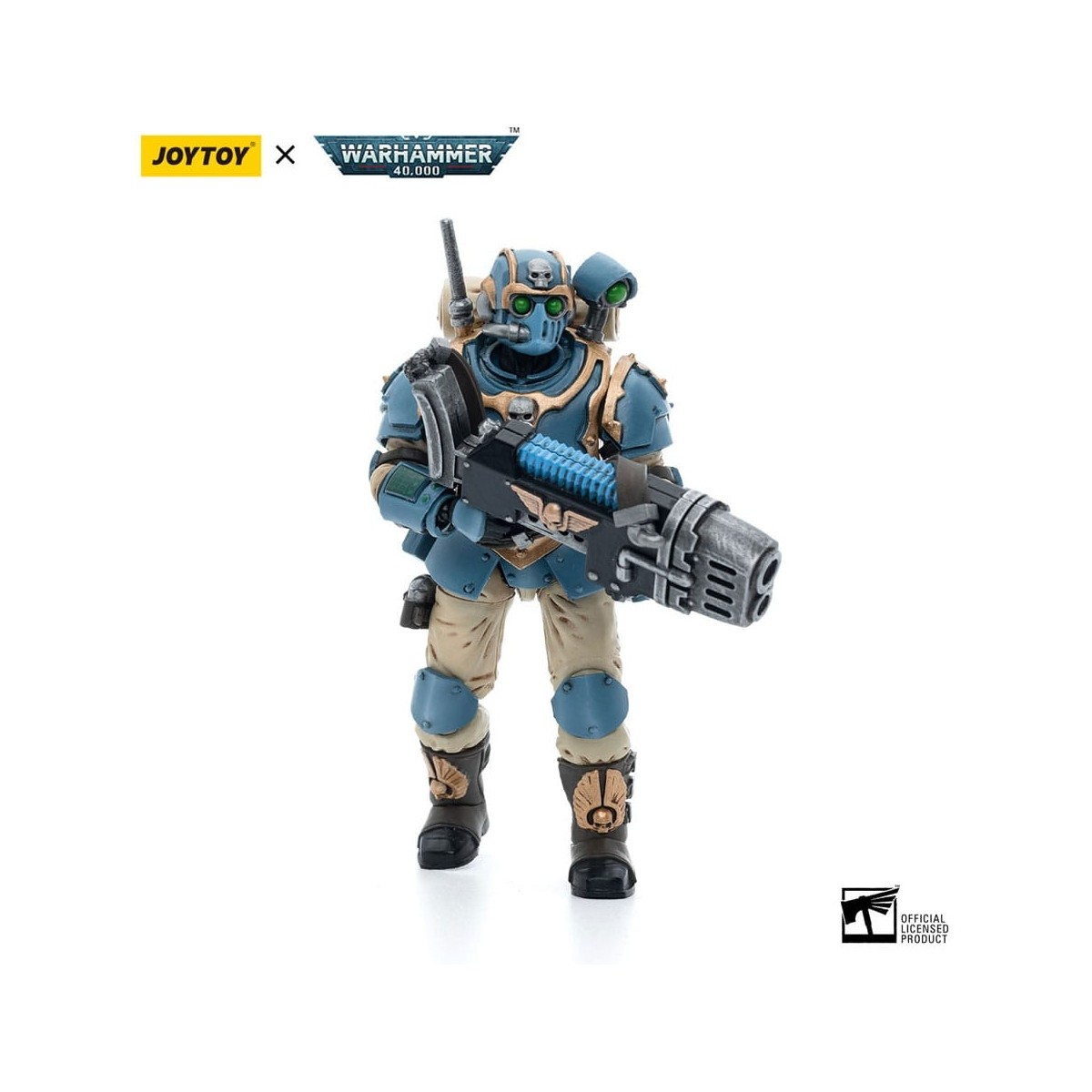 JoyToy Space Marines - Astra Militarum Tempestus - Scions Squad 55Th Kappic Eagles Plasma Gunner 1/18 - Warhammer 40K