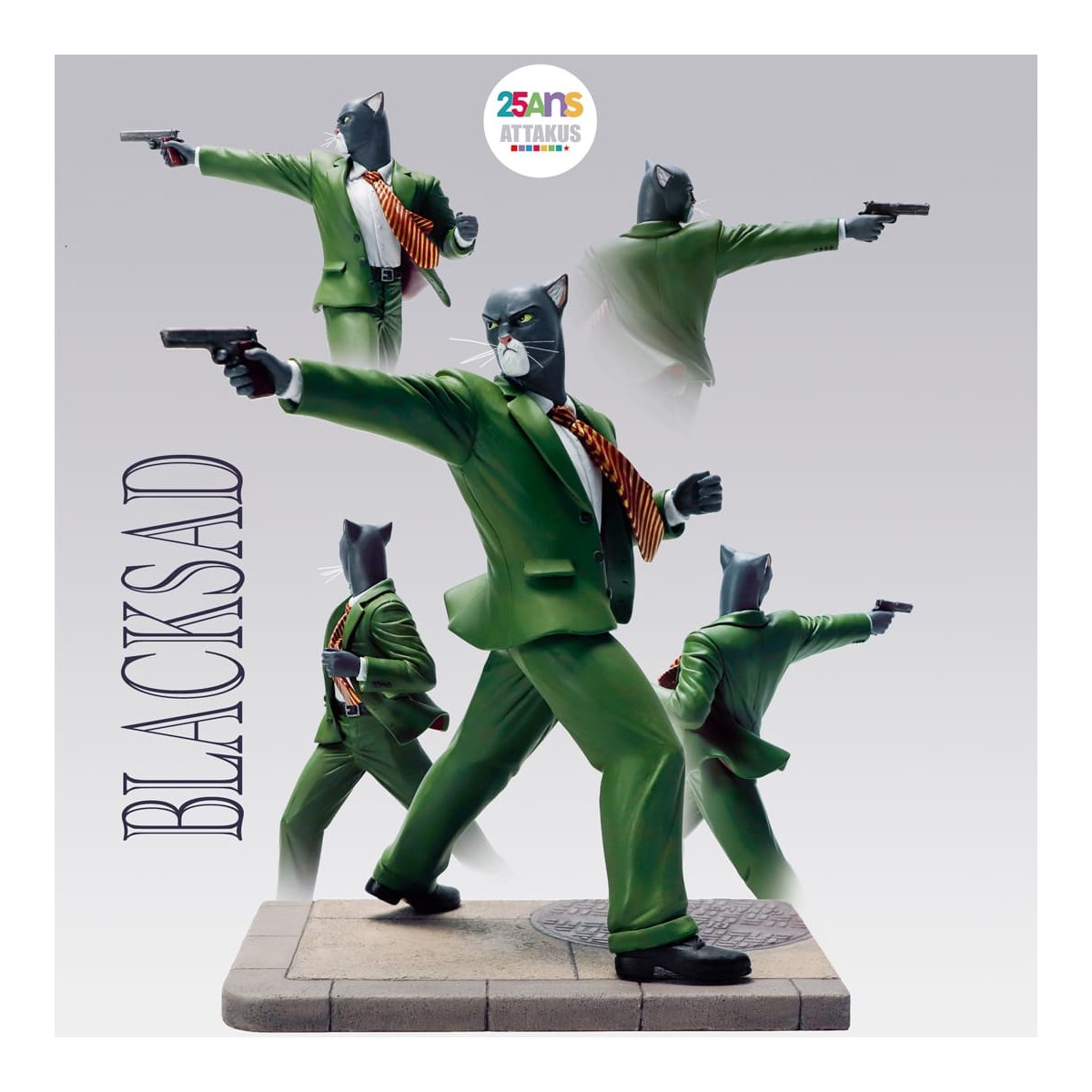 Attakus - John Blacksad ready to shoot! - Blacksad statue