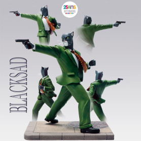 Attakus - John Blacksad ready to shoot! - Blacksad statue