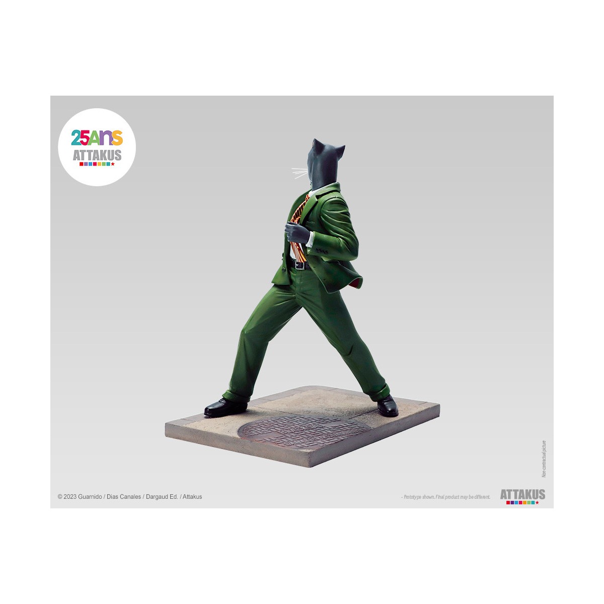 Attakus - John Blacksad ready to shoot! - Blacksad statue