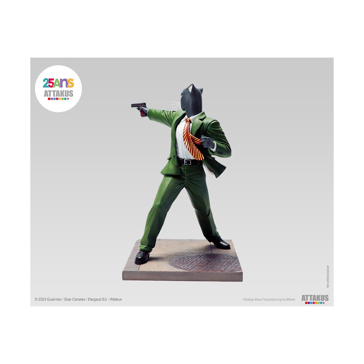 Attakus - John Blacksad ready to shoot! - Blacksad statue