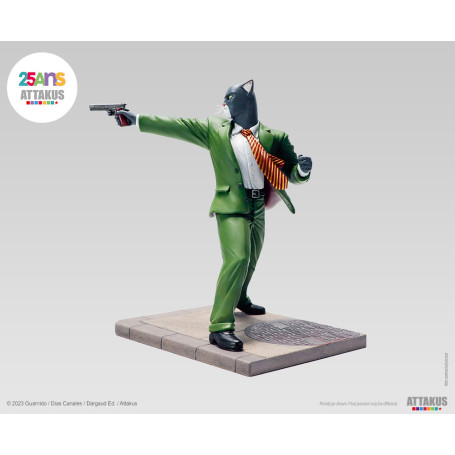 Attakus - John Blacksad ready to shoot! - Blacksad statue