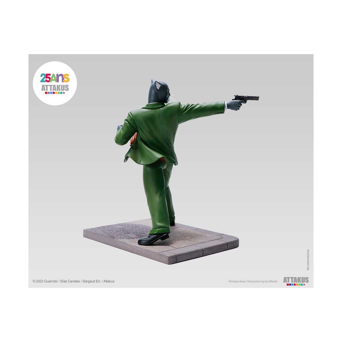 Attakus - John Blacksad ready to shoot! - Blacksad statue