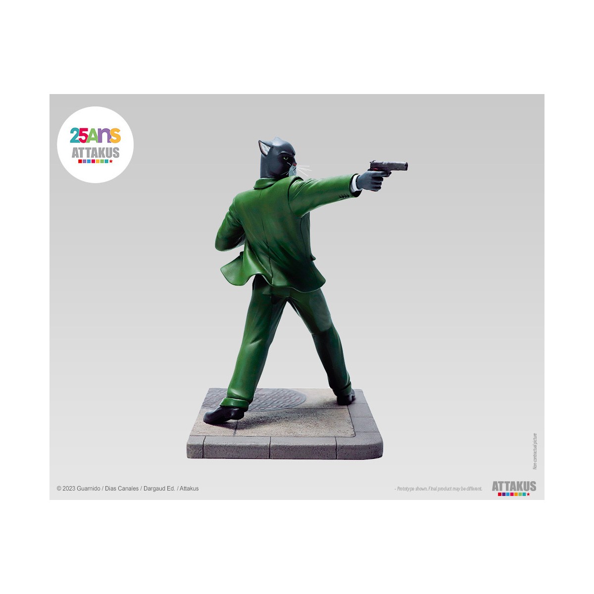 Attakus - John Blacksad ready to shoot! - Blacksad statue