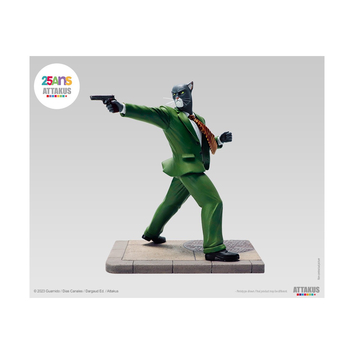 Attakus - John Blacksad ready to shoot! - Blacksad statue