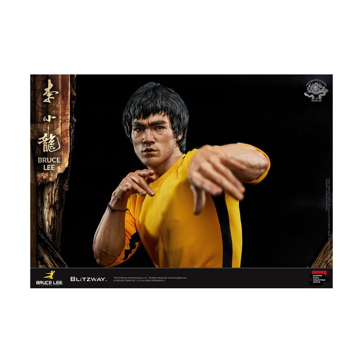 Blitzway - Bruce Lee statuette 1/4 50th Anniversary Tribute - The Game of Death