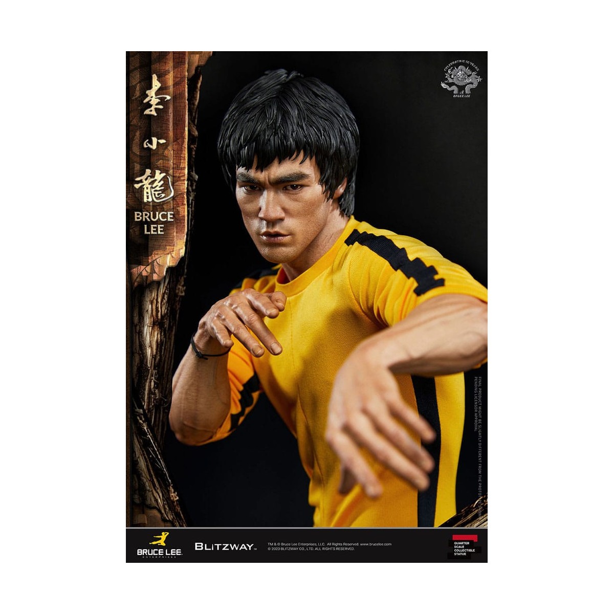 Blitzway - Bruce Lee statuette 1/4 50th Anniversary Tribute - The Game of Death