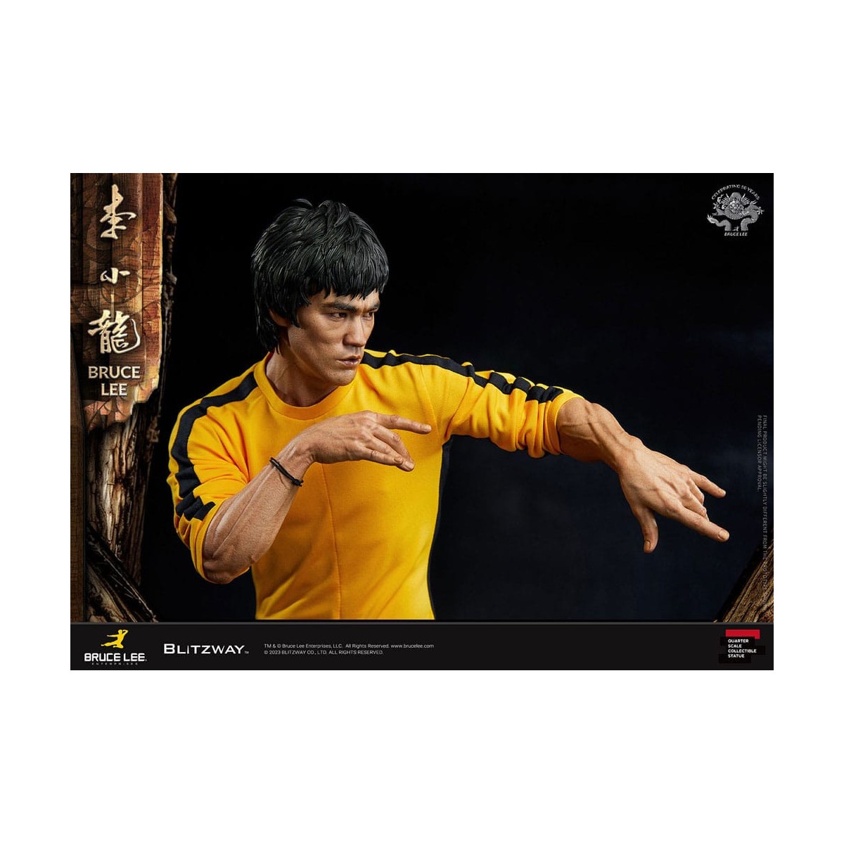 Blitzway - Bruce Lee statuette 1/4 50th Anniversary Tribute - The Game of Death