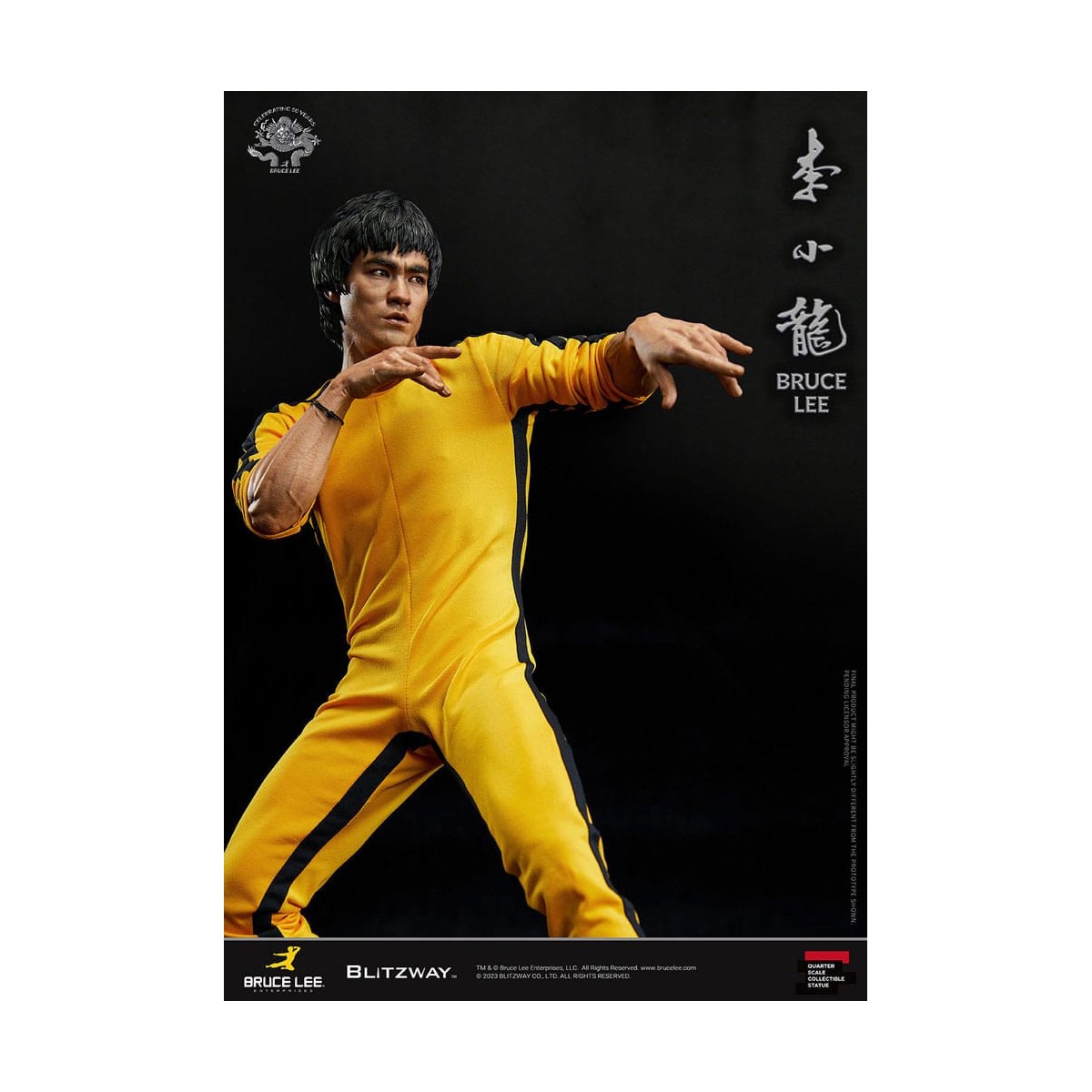 Blitzway - Bruce Lee statuette 1/4 50th Anniversary Tribute - The Game of Death