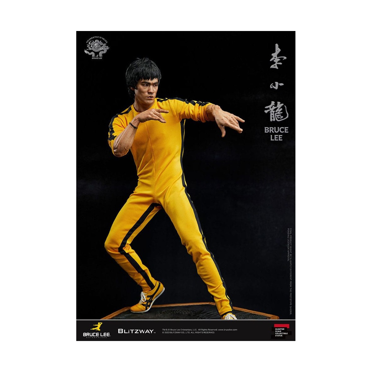 Blitzway - Bruce Lee statuette 1/4 50th Anniversary Tribute - The Game of Death