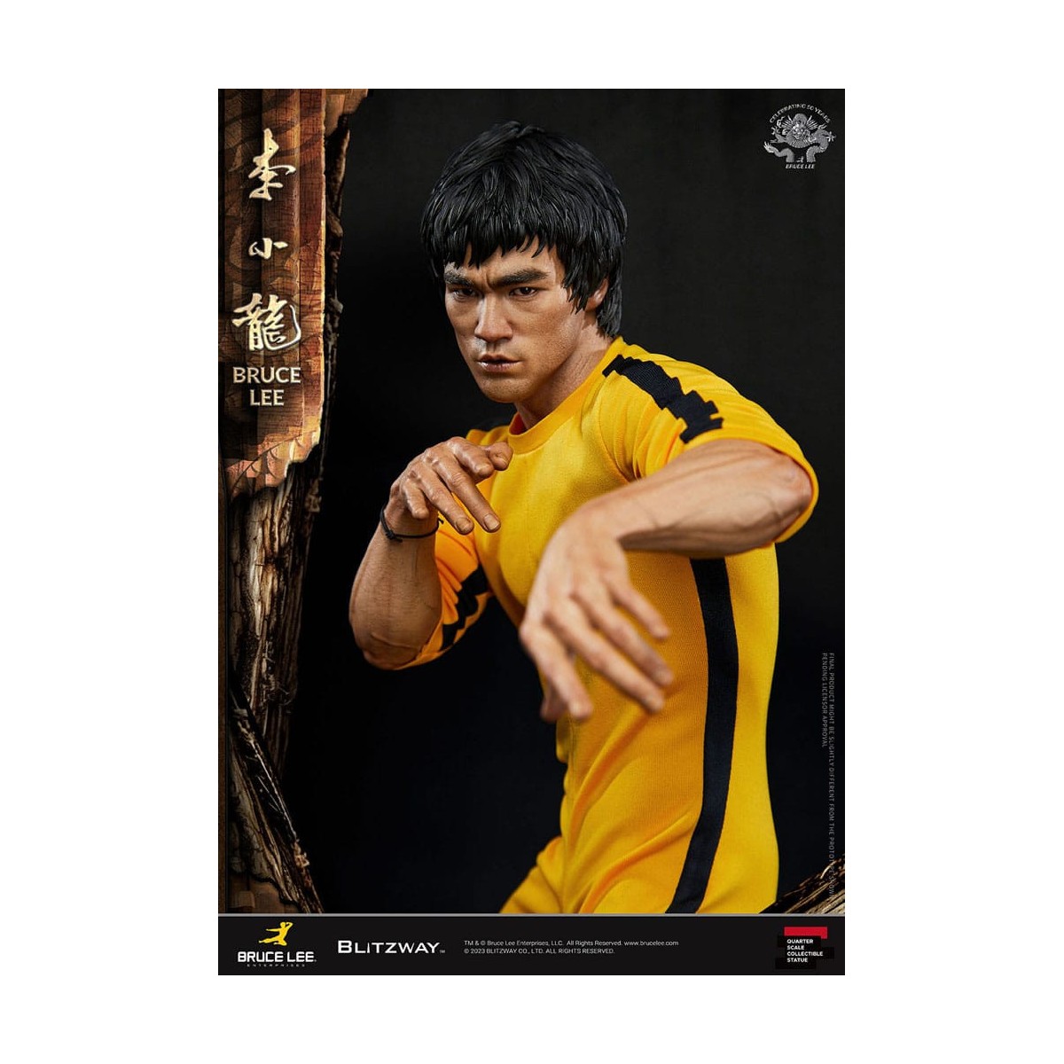 Blitzway - Bruce Lee statuette 1/4 50th Anniversary Tribute - The Game of Death