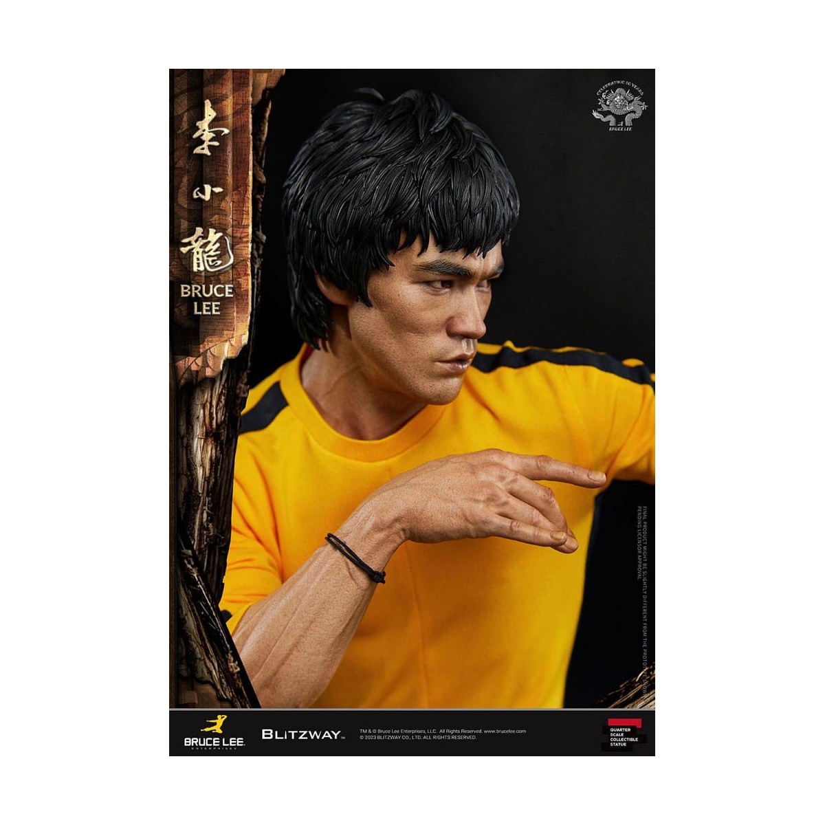 Blitzway - Bruce Lee statuette 1/4 50th Anniversary Tribute - The Game of Death