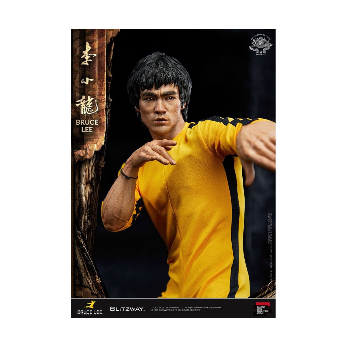 Blitzway - Bruce Lee statuette 1/4 50th Anniversary Tribute - The Game of Death
