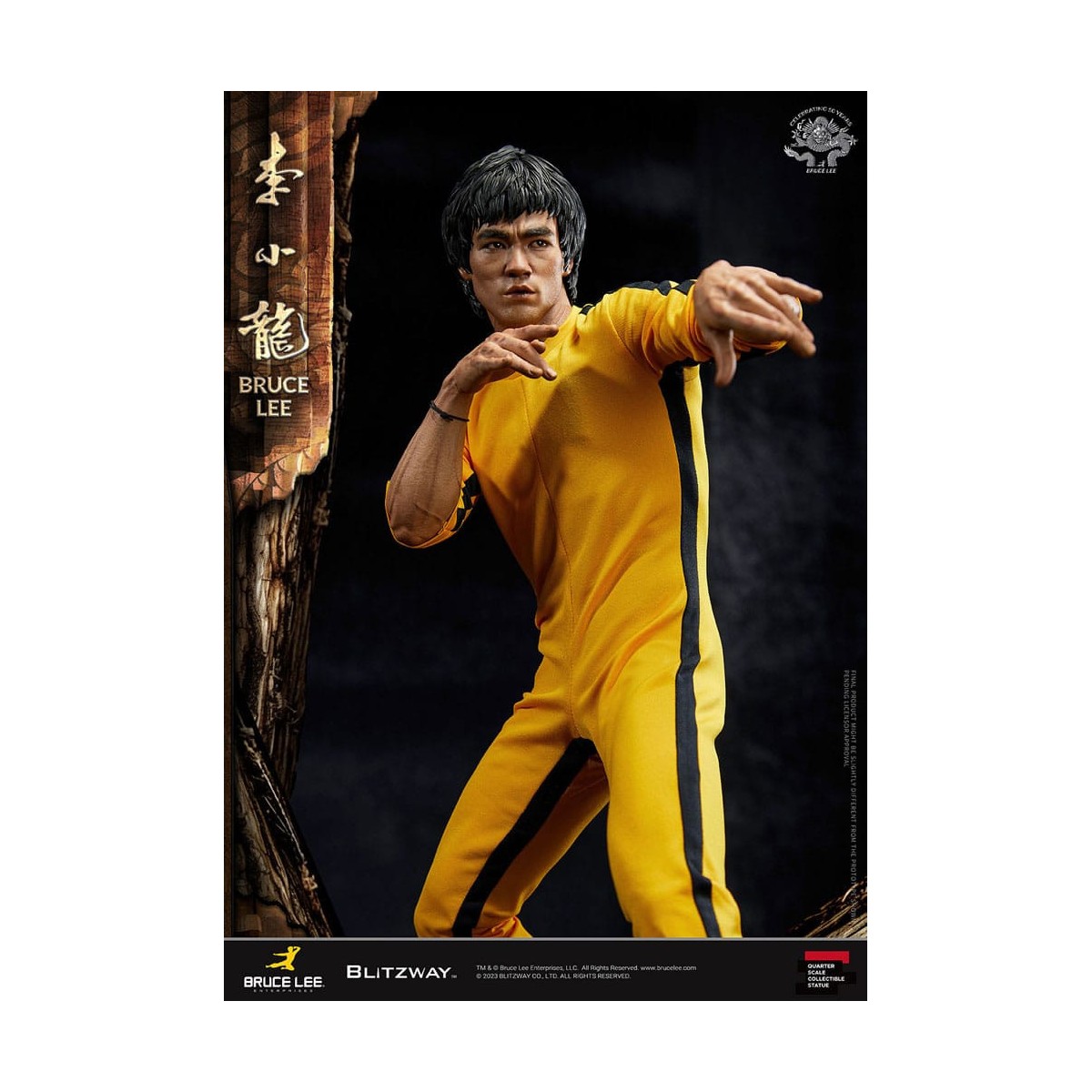 Blitzway - Bruce Lee statuette 1/4 50th Anniversary Tribute - The Game of Death