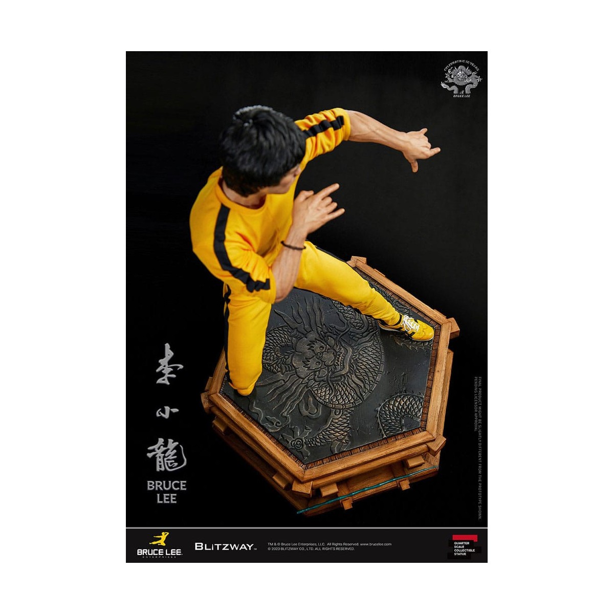 Blitzway - Bruce Lee statuette 1/4 50th Anniversary Tribute - The Game of Death