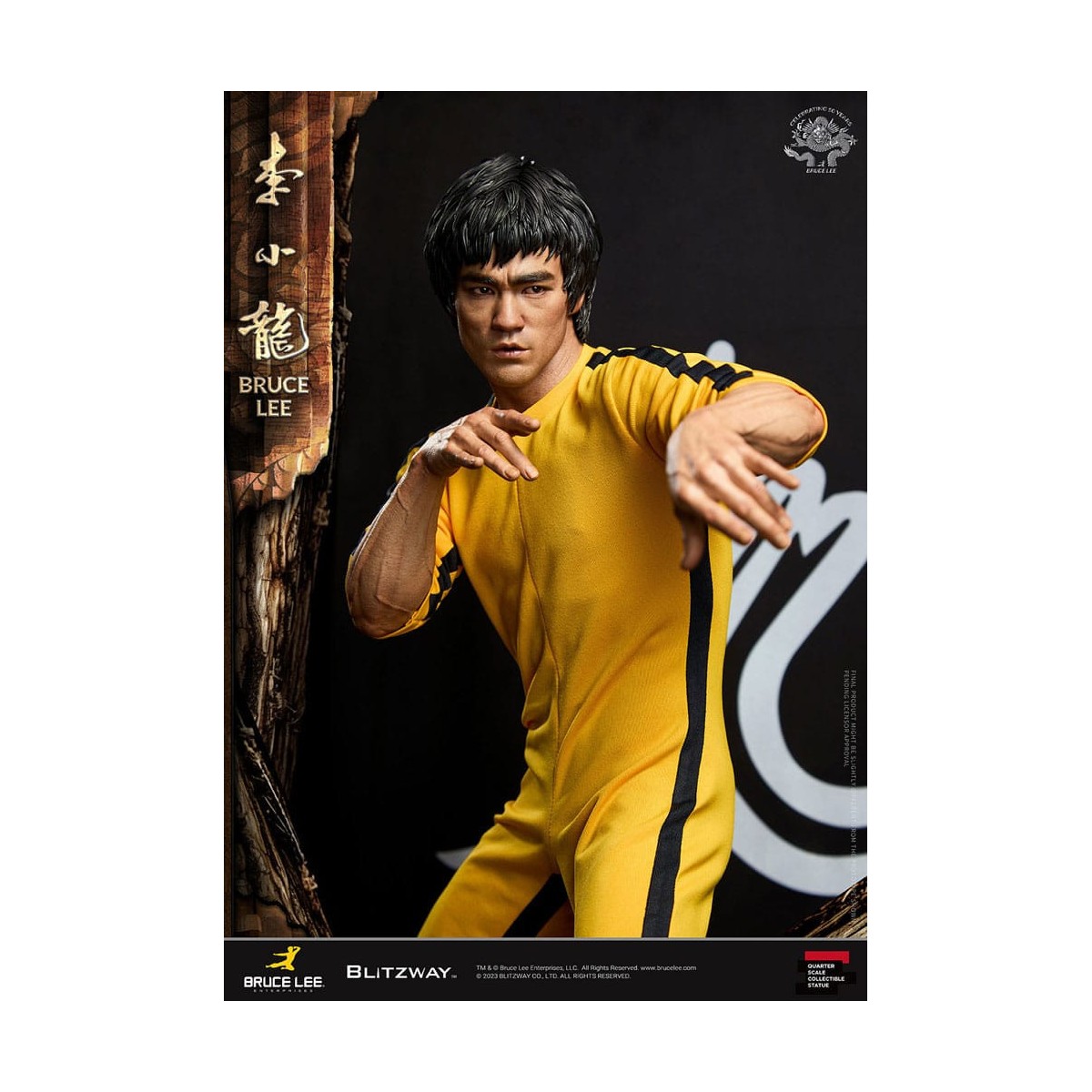 Blitzway - Bruce Lee statuette 1/4 50th Anniversary Tribute - The Game of Death