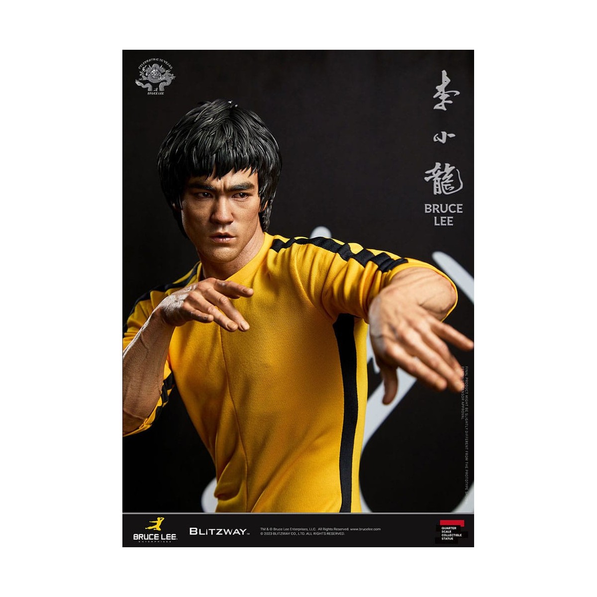 Blitzway - Bruce Lee statuette 1/4 50th Anniversary Tribute - The Game of Death