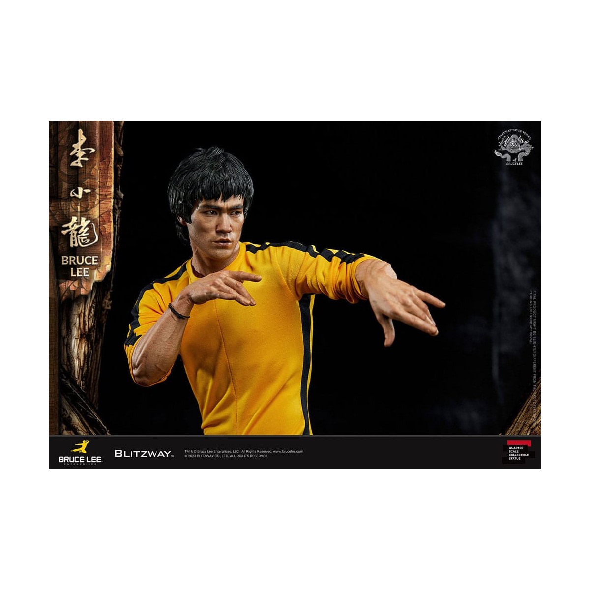 Blitzway - Bruce Lee statuette 1/4 50th Anniversary Tribute - The Game of Death