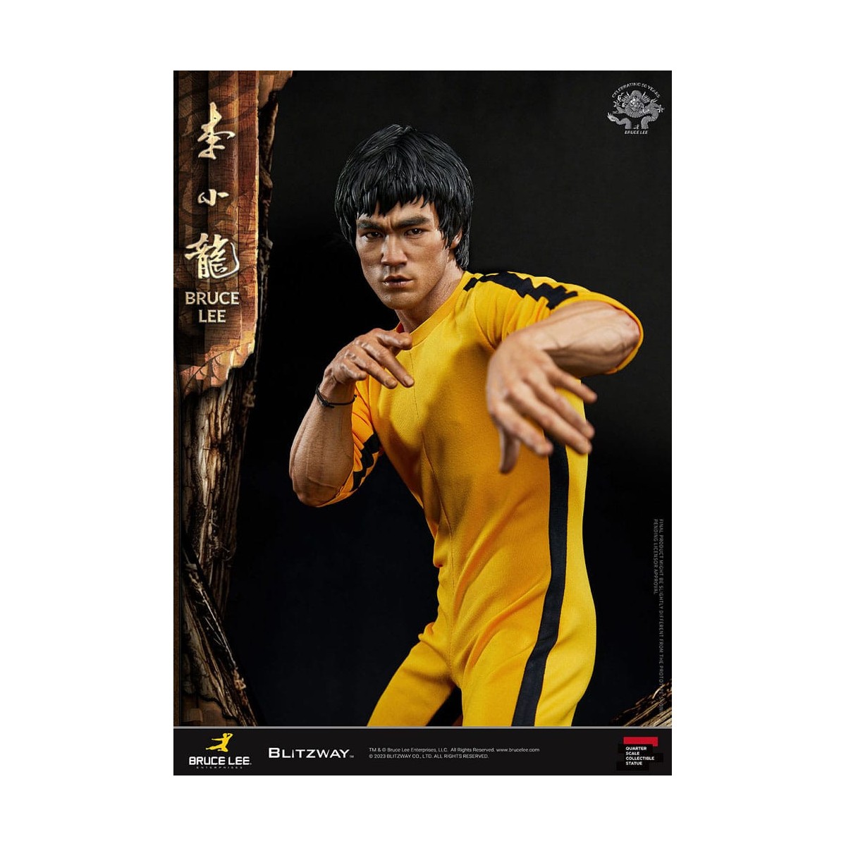 Blitzway - Bruce Lee statuette 1/4 50th Anniversary Tribute - The Game of Death
