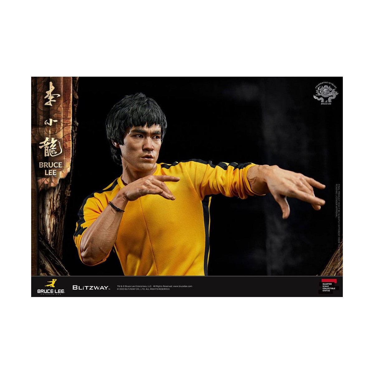 Blitzway - Bruce Lee statuette 1/4 50th Anniversary Tribute - The Game of Death