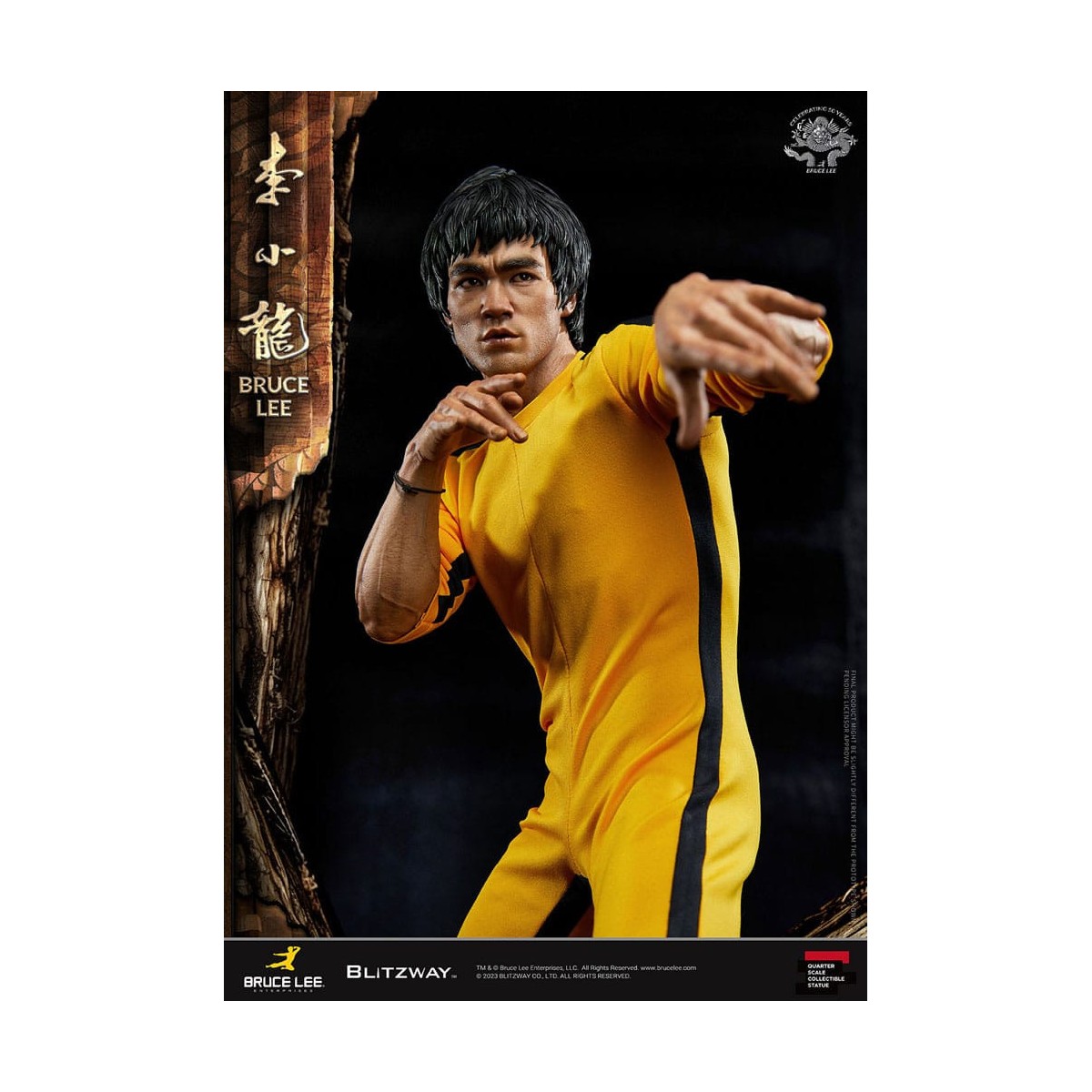 Blitzway - Bruce Lee statuette 1/4 50th Anniversary Tribute - The Game of Death