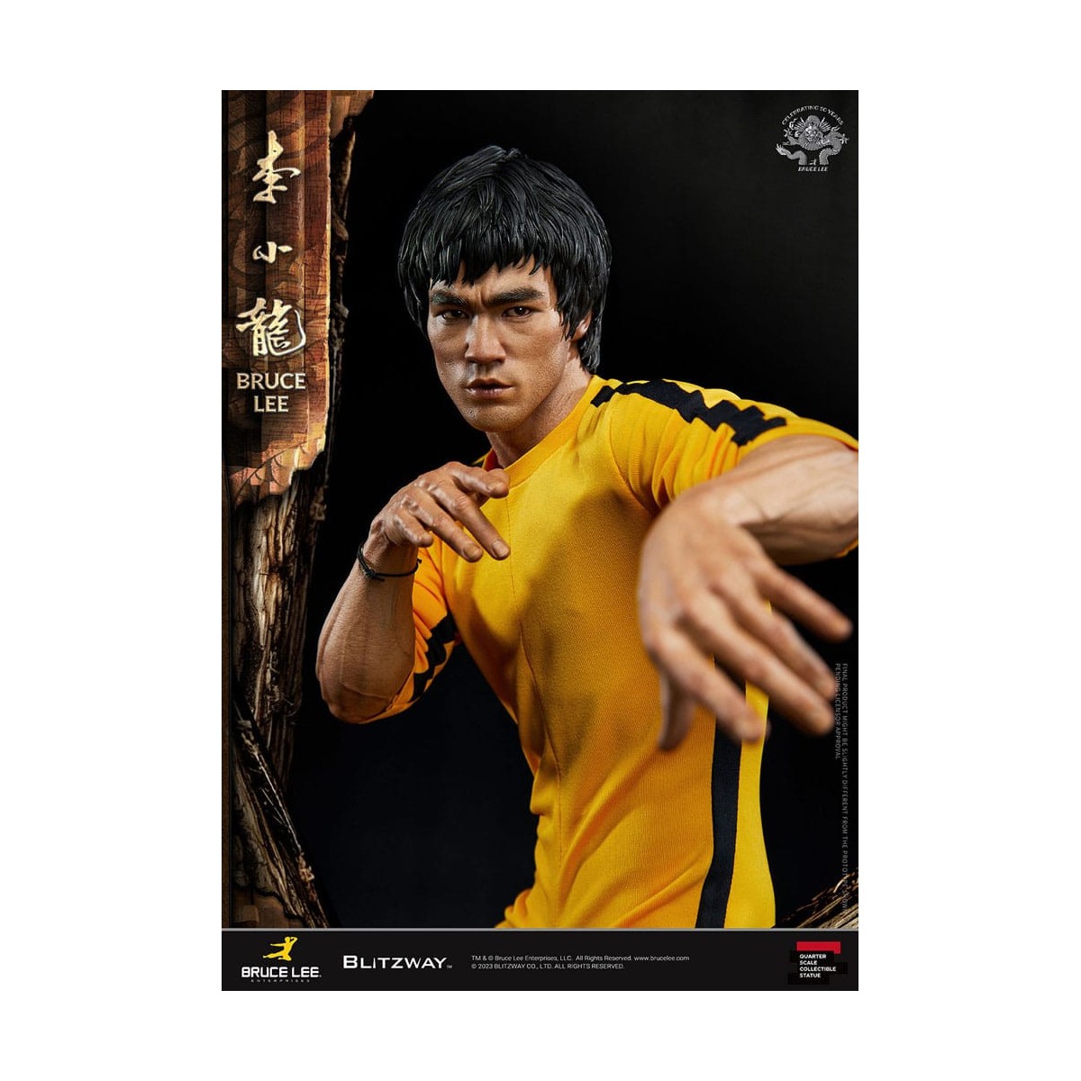 Blitzway - Bruce Lee statuette 1/4 50th Anniversary Tribute - The Game of Death