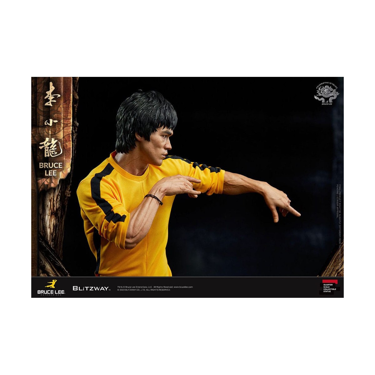 Blitzway - Bruce Lee statuette 1/4 50th Anniversary Tribute - The Game of Death