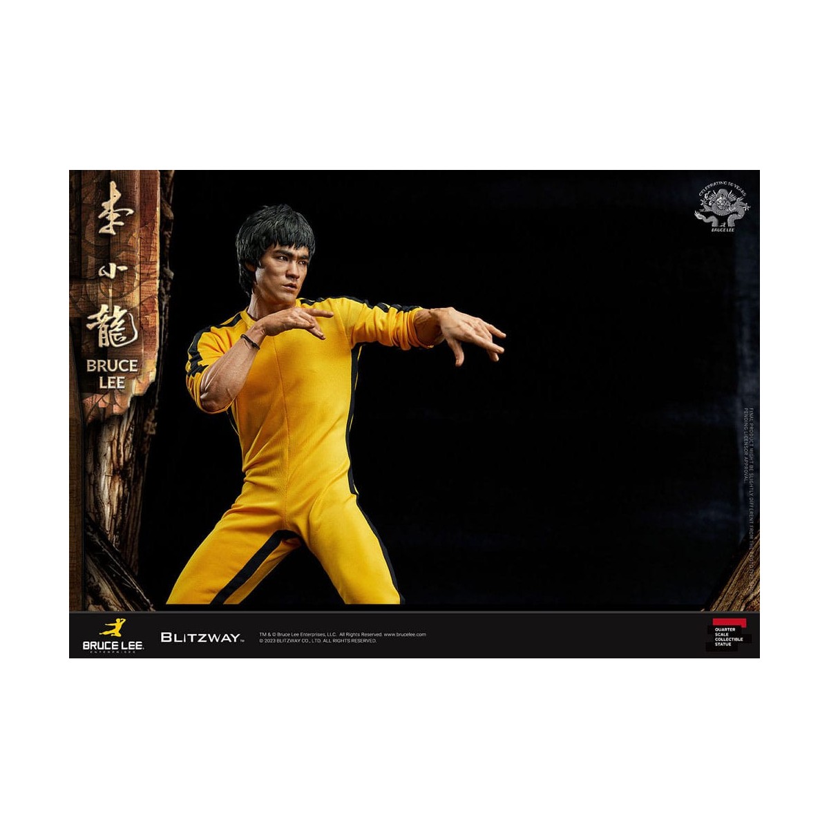 Blitzway - Bruce Lee statuette 1/4 50th Anniversary Tribute - The Game of Death