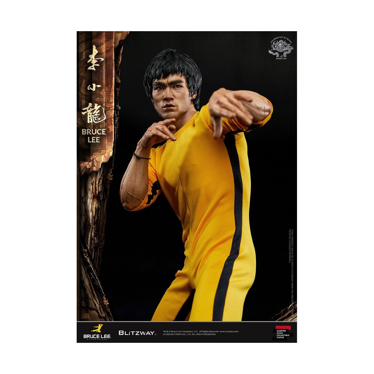 Blitzway - Bruce Lee statuette 1/4 50th Anniversary Tribute - The Game of Death